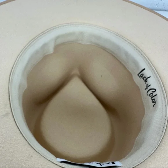 Lack of Color size XL 61cm Ivory Rancher Wool Fedora Hat - Picture 13 of 16